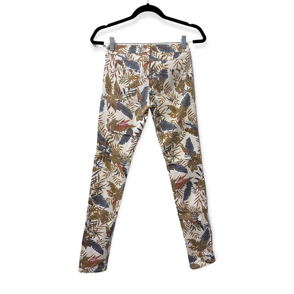 ZARA Floral Print Jeans, Size 2 - Picture 2 of 4